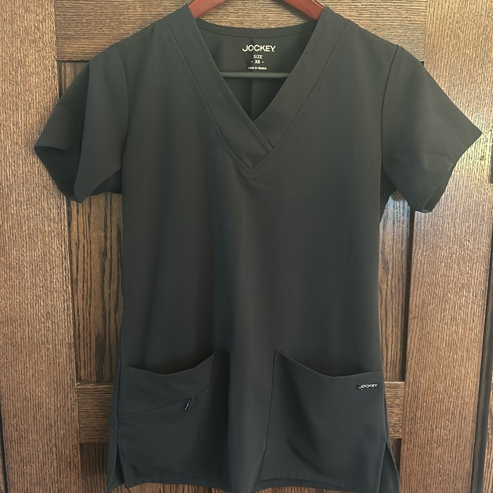 Jockey Scrub Top 2 pockets V-neck Size XS